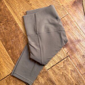 Athleta Salutation Tight Taupe 7/8 Medium